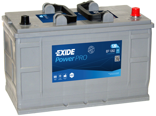 Autobaterie EXIDE PowerPRO 120Ah, 12V, EF1202 (EF1202)